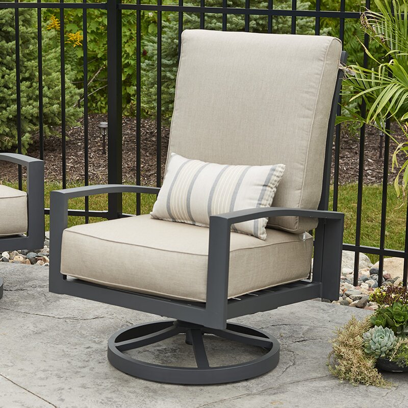 The Outdoor GreatRoom Company Lyndale High Back Patio Chair with